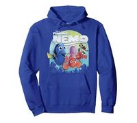 Logo du groupe Disney Pixar Le Monde de Nemo Sweat à Capuche, Unisexe pour adultes, Bleu Royal, M