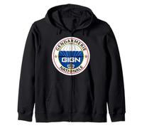 Logo du Groupe National d'intervention de la gendarmerie GIGN Sweat à Capuche