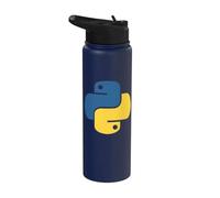 Logo du langage de programmation Python Stainless Steel Insulated Water Bottle
