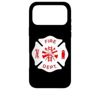 Logo du Service d'incendie - Uniforme - Symbole de Pompier - Équipement de Pompier Coque pour iPhone 17 Pro Max