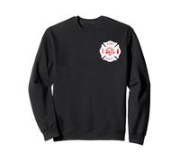 Logo du Service d'incendie - Uniforme - Symbole de Pompier - Équipement de Pompier Sweatshirt
