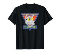 Logo en forme de triangle en forme de chien atomique de George Clinton T-Shirt