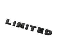 Logo en métal 3D 4x4 Lettres emblème limité Insigne d'aile de Coffre de Voiture Compatible avec Jeep Grand Cherokee Wrangler 4X4 Accessoires d'autocollant limités (Color : Limited Black)