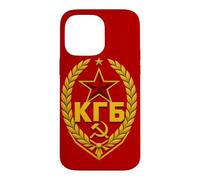 Logo Feuille d'or du KGB soviétique Coque pour iPhone 14 Pro Max