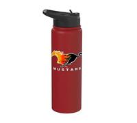 Logo Flaming Pony Stainless Steel Insulated Water Bottle