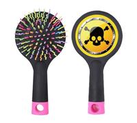 Logo Fond Jaune Substance Mortelle Salon Brosse à Cheveux Démêlant Base Coussin