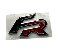 Logo FR Seat pour calandre - Chromé / Rouge / Noir