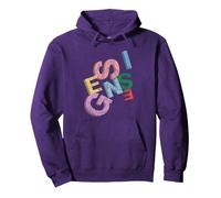 Logo Genesis Sum of The Parts Distressed Sweat à Capuche, Unisexe pour Adultes, Violet, XL