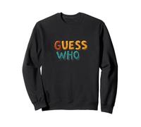 Logo Guess Who coloré pour garçons et Filles Sweatshirt