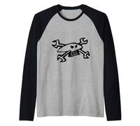 Logo Guy Moto Martin Skull Manche Raglan