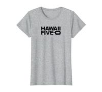 Logo Hawaï Five-0 T-Shirt, Femme, Gris Chiné, M
