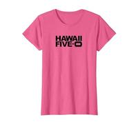Logo Hawaï Five-0 T-Shirt, Femme, Rose Chiné, M