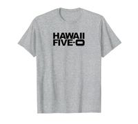 Logo Hawaï Five-0 T-Shirt, Homme, Gris Chiné, M