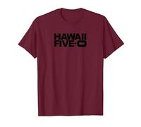Logo Hawaï Five-0 T-Shirt, Homme, Marron, M