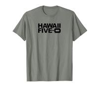 Logo Hawaï Five-0 T-Shirt, Homme, Vert Kaki chiné, M