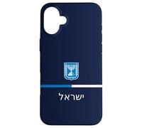Logo Israël avec Blason israélien - Menorah juive Coque pour iPhone 16 Plus