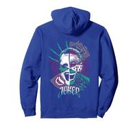 Logo Joker DC Suicide Squad Sweat à Capuche, Unisexe pour Adultes, Bleu Royal, XL