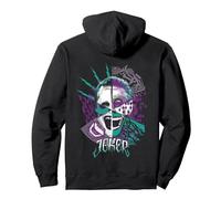 Logo Joker DC Suicide Squad Sweat à Capuche, Unisexe pour adultes, Noir, S