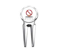 Logo Journée mondiale contre le cancer - Outil de divot de golf sans fumer - Outil de réparation de marqueur de balle de golf