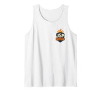 Logo JSP Blason Feu & Engagement Jeune Sapeur-Pompier Débardeur