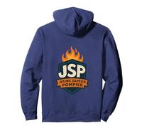 Logo JSP Blason Feu & Engagement Jeune Sapeur-Pompier Sweat à Capuche