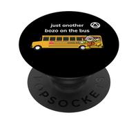 Logo Just Another Bozo on The Bus Alcoholics Anonymous AA PopSockets PopGrip Adhésif