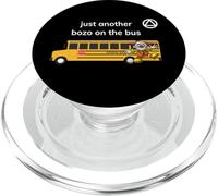 Logo Just Another Bozo on The Bus Alcoholics Anonymous AA PopSockets PopGrip pour MagSafe
