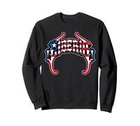 Logo Liberia Gothique Métal - Love Drapeau Libérien Sweatshirt