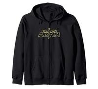 Logo Lightning Adam DC Comics Noir Sweat à Capuche