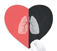 logo lung comparaison Jeux de tapis de souris en forme de coeur