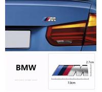 Logo ///M BMW Sport Performance Emblème Badge Chromé Autocollant Argent 70mm x 27 mm