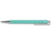 Logo M+ Stylo À Bille 204 - Kuli En Plastique Incassable De Couleur Lagon Turquoise Avec Unité De Poussée À Clip Intégrée - Avec Recharge Grande Capacité - Largeur De Trait M, 1 Pièce (1 Pièce)