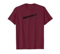 Logo MacGyver It T-Shirt, Homme, Marron, XXL