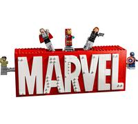 LEGO Marvel 76313 Logo MARVEL et ses super héros - Jeu de construction Avengers dès 12 ans