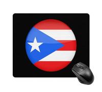 Logo Moderne du Drapeau De Porto Rico (Pr) Tapis De Souris Gaming Durable Tapis De Souris Antidérapant Mouse Pad pour Bureau Travail Jeu 25X30Cm