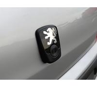 Logo Monogramme Sticker Emblème Badge Autocollant CHROME Compatible Coffre Peugeot 106 Phase 2