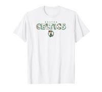 Logo NBA Boston Celtics Knockout Blanc T-Shirt