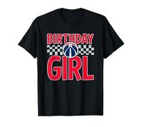 Logo NBA Washington Wizards Birthday Girl à Carreaux T-Shirt