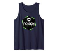 Logo négatif Vert Poison Design Débardeur