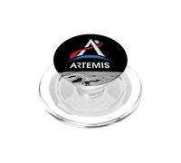 Logo Officiel du Programme Artemis de la NASA on Moon We are Going 2024 PopSockets PopGrip pour MagSafe