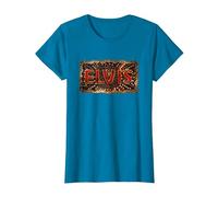 Logo Officiel Elvis Movie Buckle T-Shirt, Femme, Saphir, XS