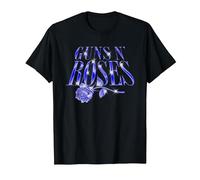 Logo Officiel Guns N' Roses chromé T-Shirt, Homme, Noir, S