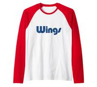 Logo Officiel Paul McCartney Wings des années 70 Manche Raglan