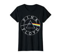 Logo Officiel Pink Floyd Retro Rock pour Femme Prism Circle T-Shirt
