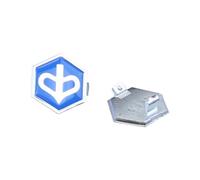 Logo Piaggio emblème plaque avant pour Hexagon Zip NRG SKR 50 125 150 180