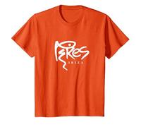 Logo Pikes Ibiza Classique avec Texte Blanc T-Shirt, Enfant, Orange, 4 Ans
