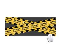 logo prudence line no entrée tapis de souris large cousues bords mat étendu game bureau