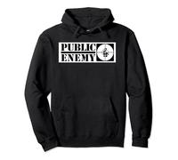 Logo Public Enemy Long Sweat à Capuche