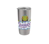 Logo Razmoket avec reptar derrière Gobelet isotherme en acier inoxydable double paroi