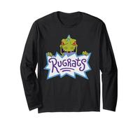 Logo Razmoket avec Reptar derrière Manche Longue